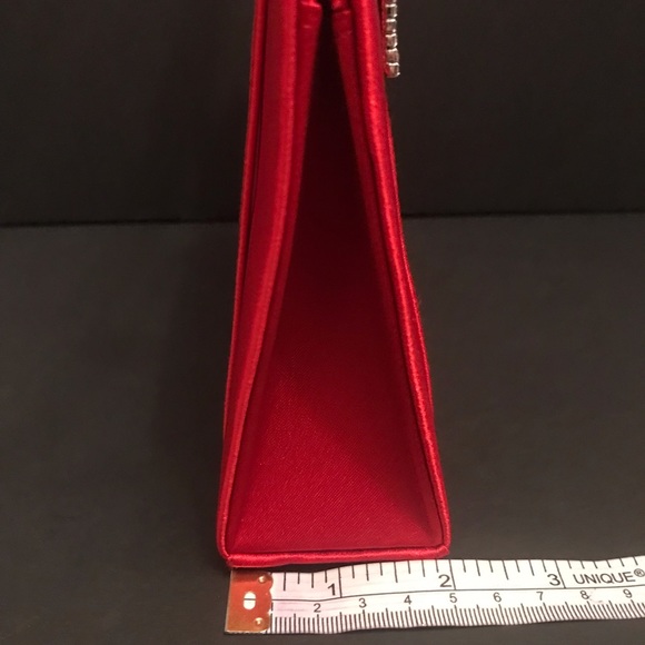 Bright Red Evening Purse - Picture 9 of 9